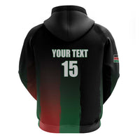 Custom Kenya Cricket Zip Hoodie Go Simbas Go - Wonder Print Shop