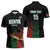 Kenya Cricket Zipper Polo Shirt Go Simbas Go - Wonder Print Shop