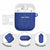 Cape Verde Football AirPods Case Come On Tubaroes Azuis - Blue - Wonder Print Shop