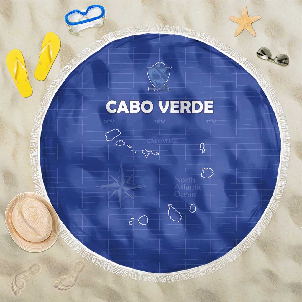 Cape Verde Football Beach Blanket Come On Tubaroes Azuis - Blue - Wonder Print Shop