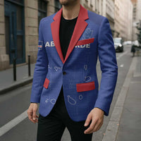 Custom Cape Verde Football Blazer Come On Tubaroes Azuis - Blue - Wonder Print Shop