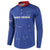 Custom Cape Verde Football Button Sweatshirt Come On Tubaroes Azuis - Blue - Wonder Print Shop