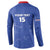 Custom Cape Verde Football Button Sweatshirt Come On Tubaroes Azuis - Blue - Wonder Print Shop