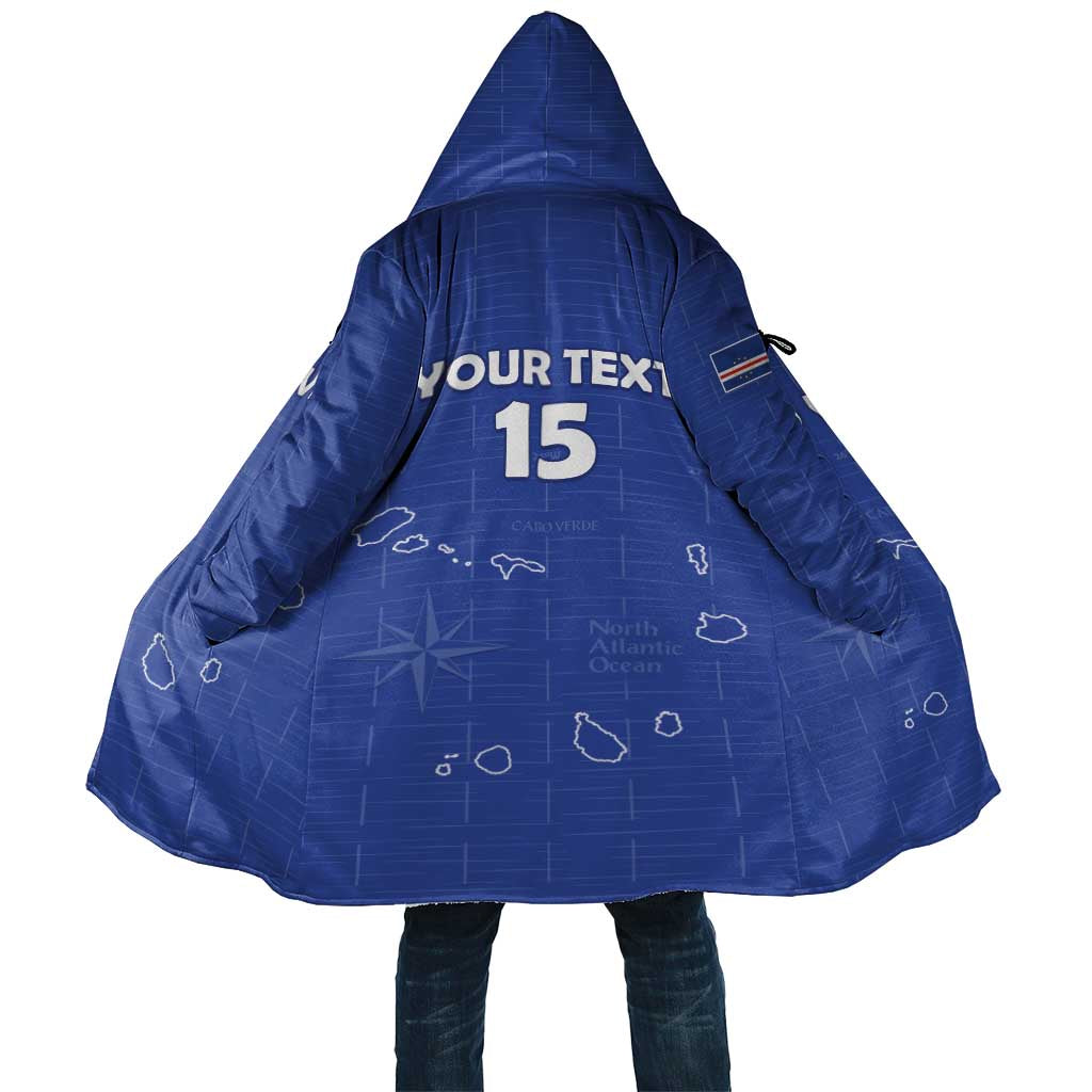 Custom Cape Verde Football Cloak Come On Tubaroes Azuis - Blue - Wonder Print Shop