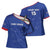 Custom Cape Verde Football Cross Shoulder Shirt Come On Tubaroes Azuis - Blue - Wonder Print Shop