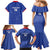 Custom Cape Verde Football Family Matching Mermaid Dress and Hawaiian Shirt Come On Tubaroes Azuis - Blue - Wonder Print Shop