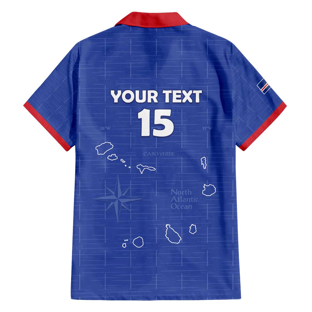 Custom Cape Verde Football Family Matching Off The Shoulder Long Sleeve Dress and Hawaiian Shirt Come On Tubaroes Azuis - Blue - Wonder Print Shop