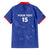 Custom Cape Verde Football Family Matching Off The Shoulder Long Sleeve Dress and Hawaiian Shirt Come On Tubaroes Azuis - Blue - Wonder Print Shop