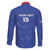 Custom Cape Verde Football Family Matching Off The Shoulder Long Sleeve Dress and Hawaiian Shirt Come On Tubaroes Azuis - Blue - Wonder Print Shop
