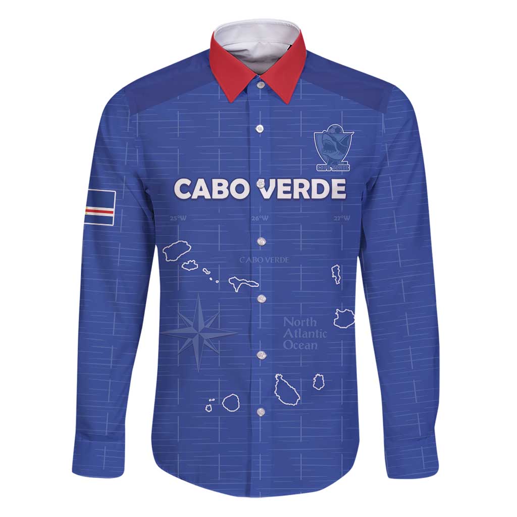 Custom Cape Verde Football Family Matching Puletasi and Hawaiian Shirt Come On Tubaroes Azuis - Blue - Wonder Print Shop