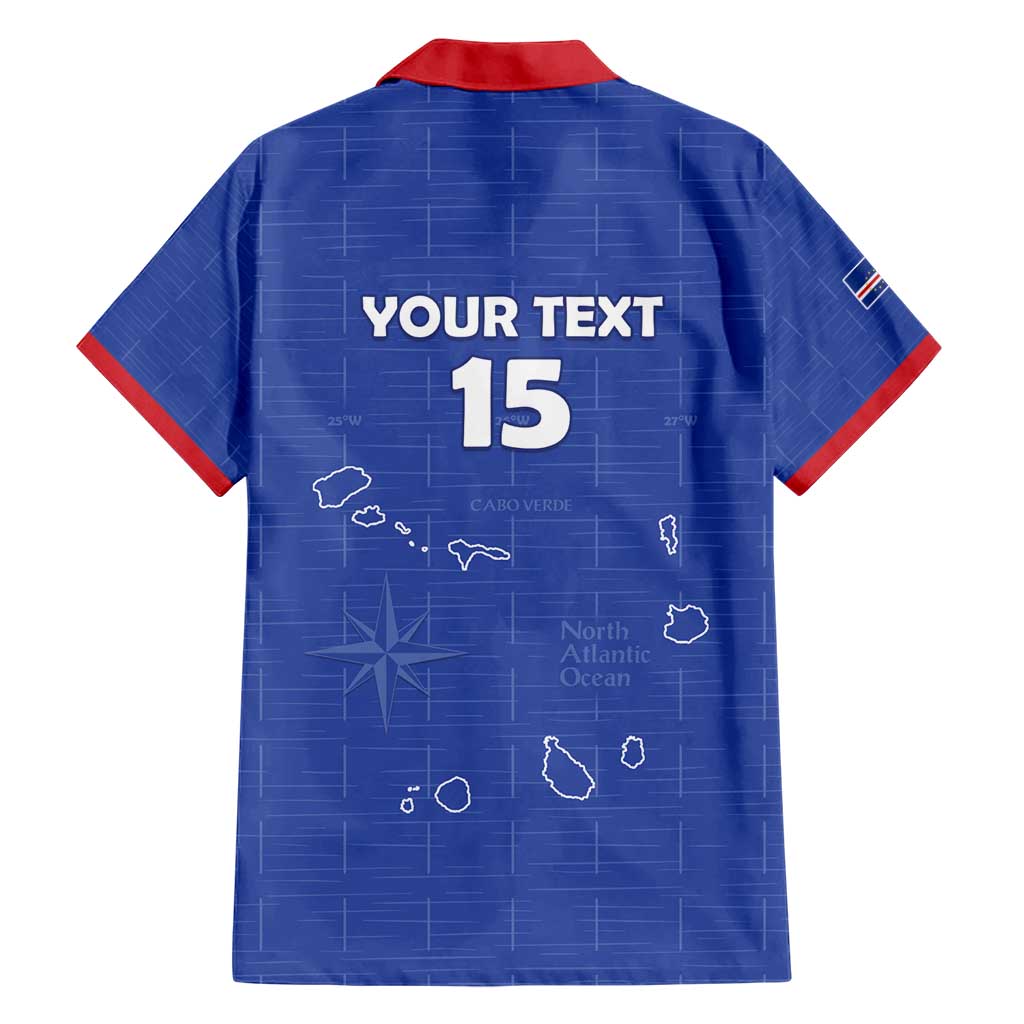 Custom Cape Verde Football Family Matching Short Sleeve Bodycon Dress and Hawaiian Shirt Come On Tubaroes Azuis - Blue - Wonder Print Shop