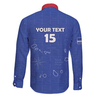 Custom Cape Verde Football Family Matching Tank Maxi Dress and Hawaiian Shirt Come On Tubaroes Azuis - Blue - Wonder Print Shop