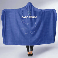 Cape Verde Football Hooded Blanket Come On Tubaroes Azuis - Blue - Wonder Print Shop