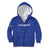 Custom Cape Verde Football Kid Hoodie Come On Tubaroes Azuis - Blue - Wonder Print Shop
