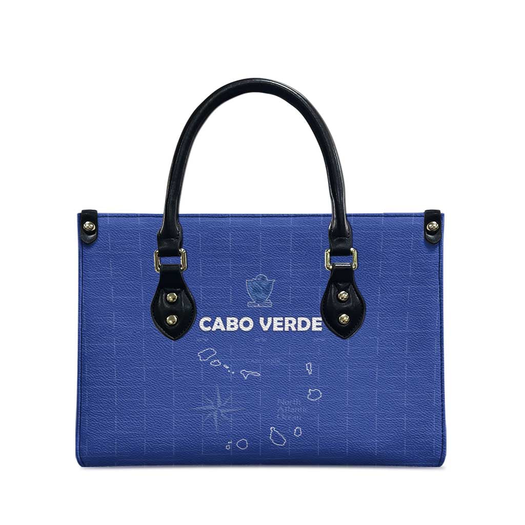 Cape Verde Football Leather Bag Come On Tubaroes Azuis - Blue - Wonder Print Shop