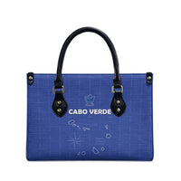 Cape Verde Football Leather Bag Come On Tubaroes Azuis - Blue - Wonder Print Shop