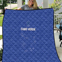 Cape Verde Football Quilt Come On Tubaroes Azuis - Blue - Wonder Print Shop