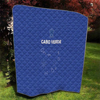 Cape Verde Football Quilt Come On Tubaroes Azuis - Blue - Wonder Print Shop