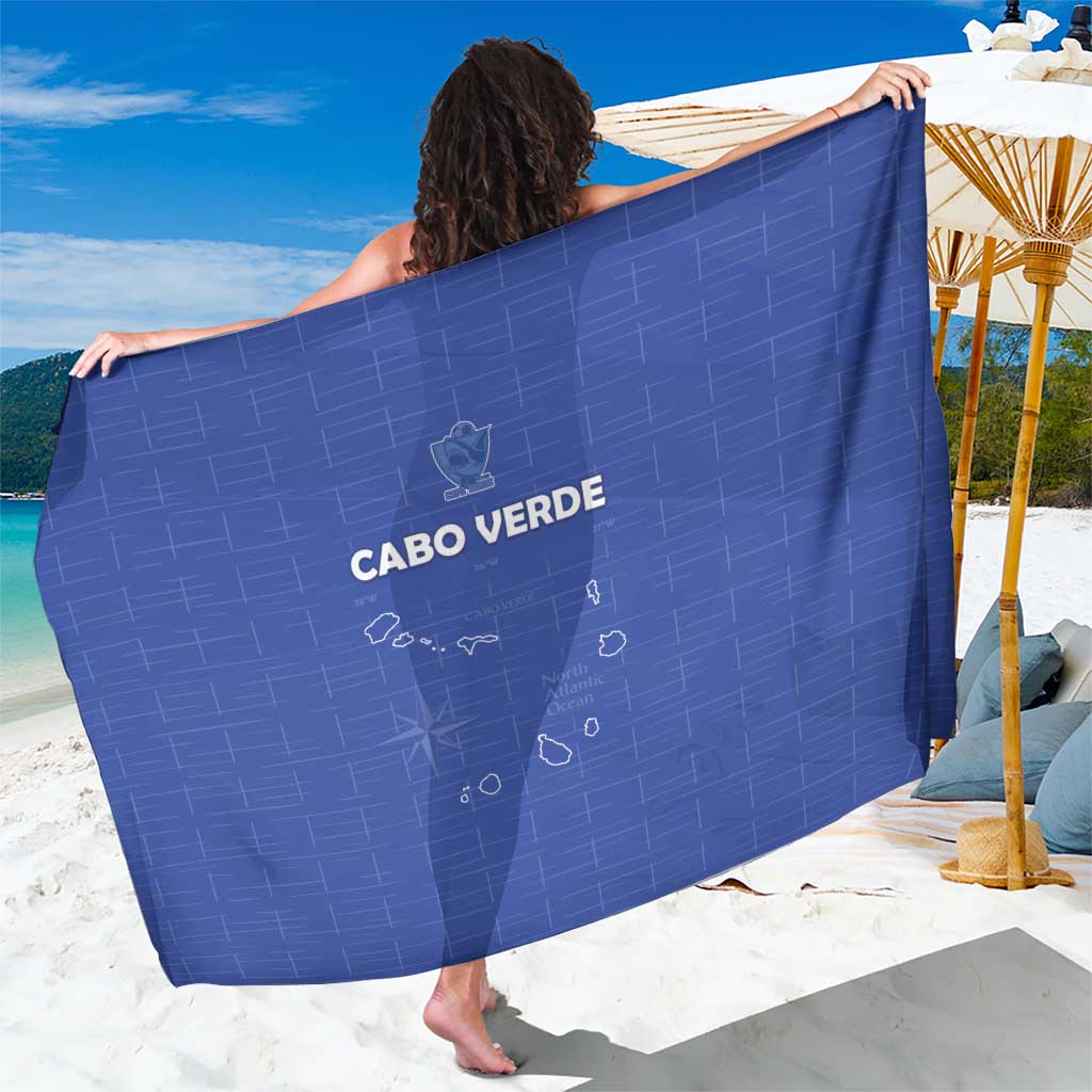 Cape Verde Football Sarong Come On Tubaroes Azuis - Blue - Wonder Print Shop