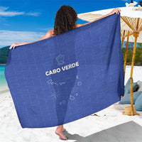 Cape Verde Football Sarong Come On Tubaroes Azuis - Blue - Wonder Print Shop