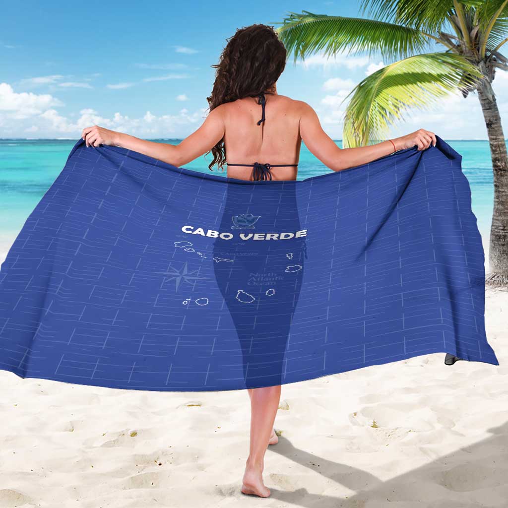 Cape Verde Football Sarong Come On Tubaroes Azuis - Blue - Wonder Print Shop