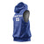 Custom Cape Verde Football Sleeveless Hoodie Come On Tubaroes Azuis - Blue - Wonder Print Shop