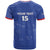 Custom Cape Verde Football T Shirt Come On Tubaroes Azuis - Blue - Wonder Print Shop