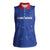 Custom Cape Verde Football Women Sleeveless Polo Shirt Come On Tubaroes Azuis - Blue - Wonder Print Shop