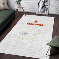 Cape Verde Football Area Rug Come On Tubaroes Azuis - White - Wonder Print Shop
