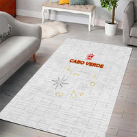 Cape Verde Football Area Rug Come On Tubaroes Azuis - White - Wonder Print Shop