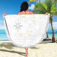 Cape Verde Football Beach Blanket Come On Tubaroes Azuis - White - Wonder Print Shop