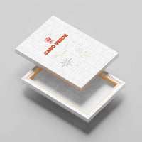 Cape Verde Football Canvas Wall Art Come On Tubaroes Azuis - White - Wonder Print Shop