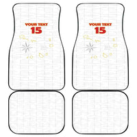 Custom Cape Verde Football Car Mats Come On Tubaroes Azuis - White - Wonder Print Shop