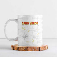 Custom Cape Verde Football Ceramic Mug Come On Tubaroes Azuis - White - Wonder Print Shop