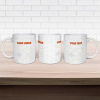 Custom Cape Verde Football Ceramic Mug Come On Tubaroes Azuis - White - Wonder Print Shop