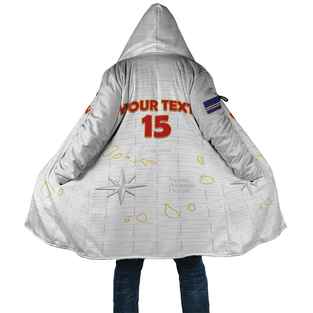 Custom Cape Verde Football Cloak Come On Tubaroes Azuis - White - Wonder Print Shop