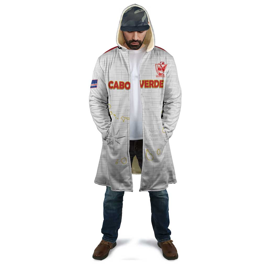 Custom Cape Verde Football Cloak Come On Tubaroes Azuis - White - Wonder Print Shop