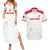 Custom Cape Verde Football Couples Matching Summer Maxi Dress and Hawaiian Shirt Come On Tubaroes Azuis - White - Wonder Print Shop