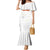 Custom Cape Verde Football Family Matching Mermaid Dress and Hawaiian Shirt Come On Tubaroes Azuis - White - Wonder Print Shop