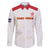 Custom Cape Verde Football Family Matching Off The Shoulder Long Sleeve Dress and Hawaiian Shirt Come On Tubaroes Azuis - White - Wonder Print Shop