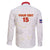 Custom Cape Verde Football Family Matching Off The Shoulder Long Sleeve Dress and Hawaiian Shirt Come On Tubaroes Azuis - White - Wonder Print Shop