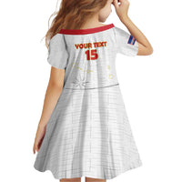 Custom Cape Verde Football Family Matching Off Shoulder Maxi Dress and Hawaiian Shirt Come On Tubaroes Azuis - White - Wonder Print Shop