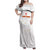 Custom Cape Verde Football Family Matching Off Shoulder Maxi Dress and Hawaiian Shirt Come On Tubaroes Azuis - White - Wonder Print Shop