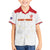 Custom Cape Verde Football Family Matching Short Sleeve Bodycon Dress and Hawaiian Shirt Come On Tubaroes Azuis - White - Wonder Print Shop
