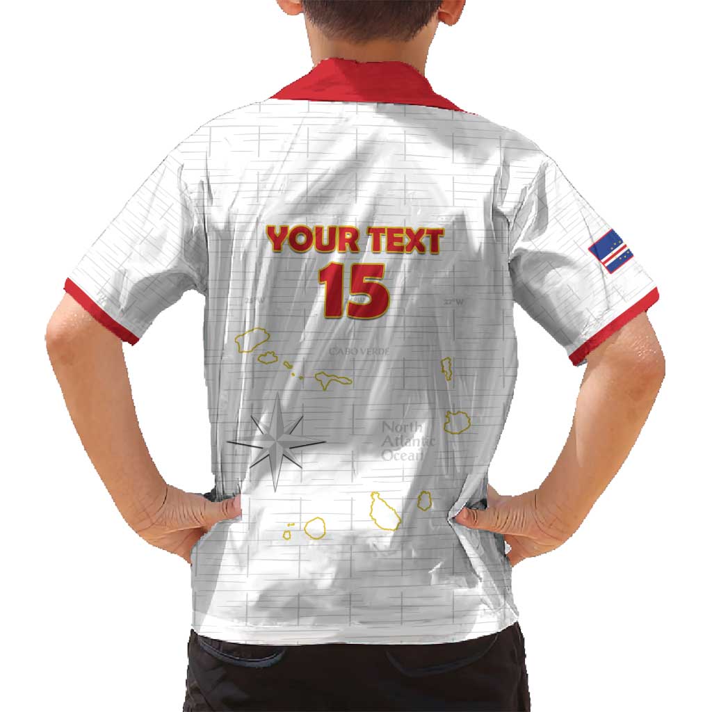 Custom Cape Verde Football Family Matching Tank Maxi Dress and Hawaiian Shirt Come On Tubaroes Azuis - White - Wonder Print Shop