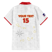 Custom Cape Verde Football Family Matching Tank Maxi Dress and Hawaiian Shirt Come On Tubaroes Azuis - White - Wonder Print Shop