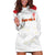 Custom Cape Verde Football Hoodie Dress Come On Tubaroes Azuis - White - Wonder Print Shop