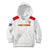 Custom Cape Verde Football Kid Hoodie Come On Tubaroes Azuis - White - Wonder Print Shop