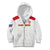 Custom Cape Verde Football Kid Hoodie Come On Tubaroes Azuis - White - Wonder Print Shop