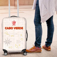 Cape Verde Football Luggage Cover Come On Tubaroes Azuis - White - Wonder Print Shop